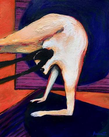 Original Figurative Nude Paintings by Rifat Ara Mim