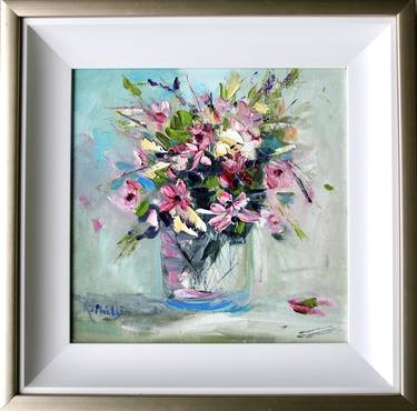 Original Contemporary Floral Paintings by Rine Philbin