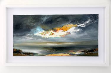 Original Abstract Expressionism Seascape Paintings by Rine Philbin