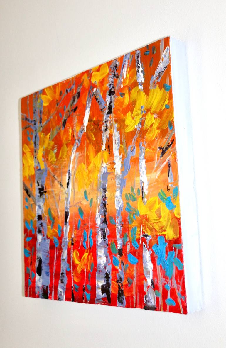 Original Abstract Landscape Painting by Rine Philbin
