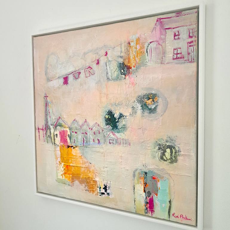 Original Abstract Expressionism Abstract Painting by Rine Philbin