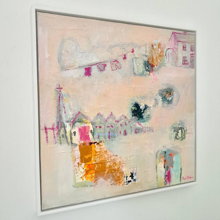 Original Abstract Expressionism Abstract Painting by Rine Philbin