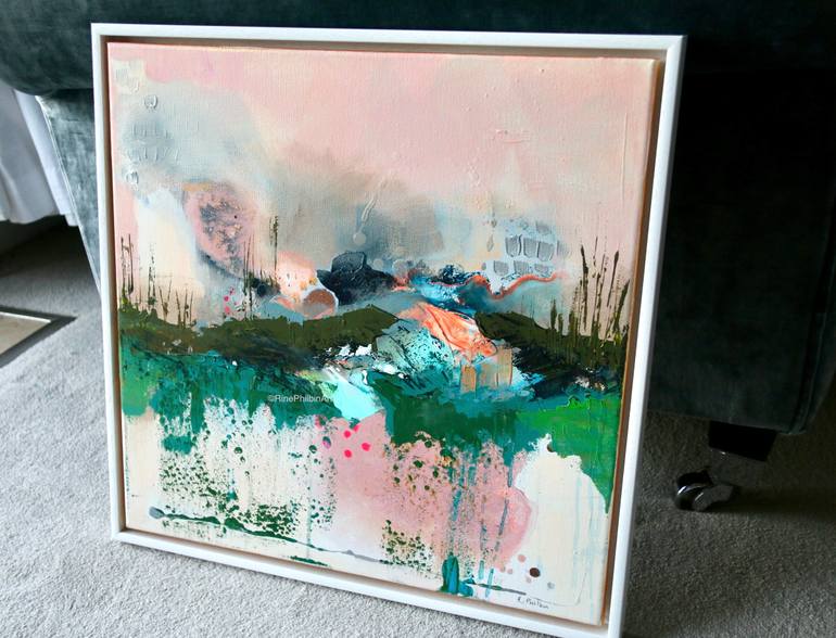 Original Abstract Landscape Painting by Rine Philbin