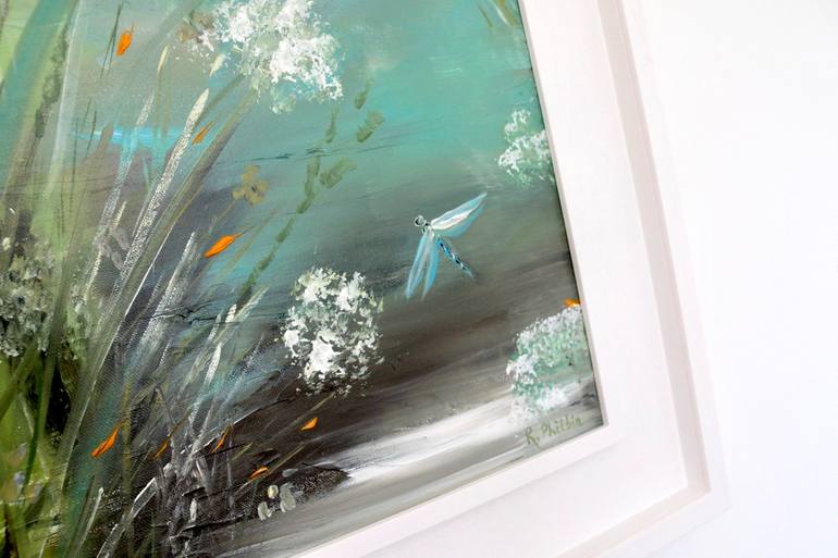 Original Fine Art Garden Painting by Rine Philbin