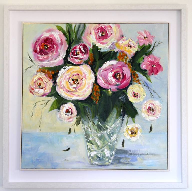 Original Expressionism Still Life Painting by Rine Philbin