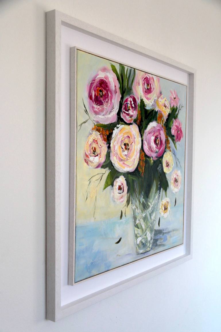 Original Expressionism Still Life Painting by Rine Philbin