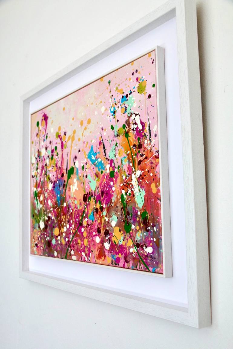 Original Abstract Expressionism Abstract Painting by Rine Philbin