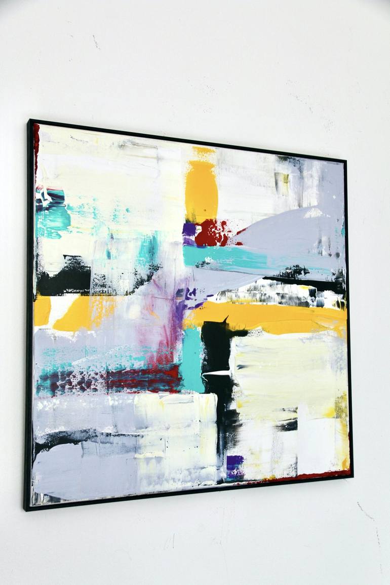 Original Abstract Expressionism Abstract Painting by Rine Philbin