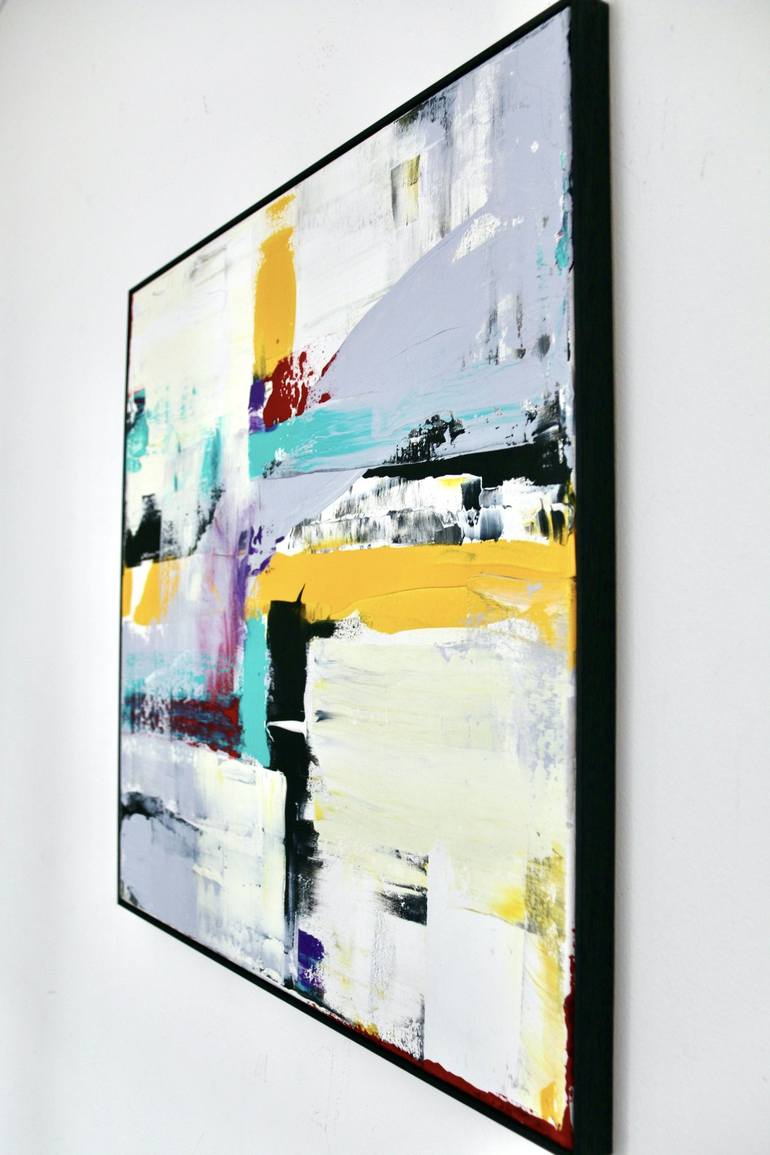 Original Abstract Expressionism Abstract Painting by Rine Philbin