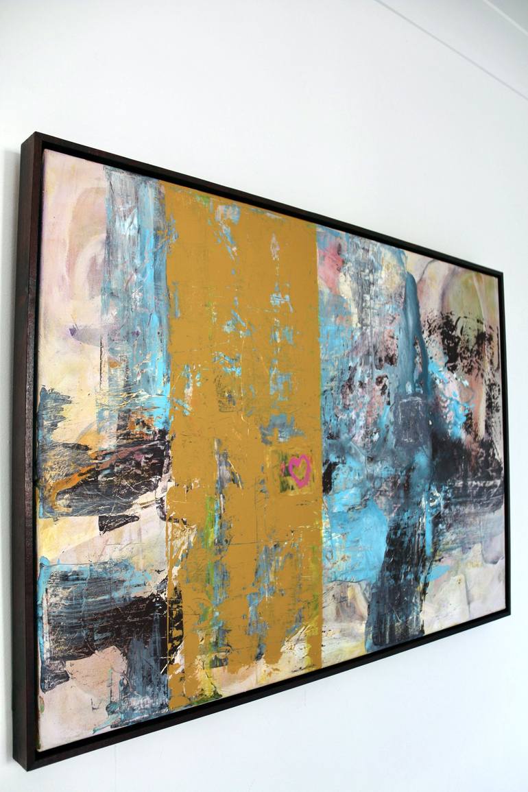 Original Abstract Expressionism Abstract Painting by Rine Philbin