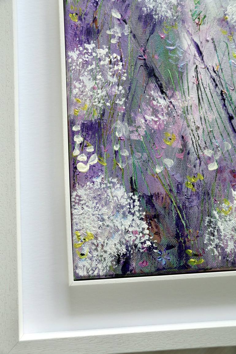 Original Abstract Floral Painting by Rine Philbin