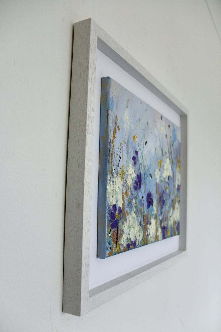 Original Abstract Floral Painting by Rine Philbin