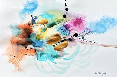 Original Abstract Paintings by Rine Philbin