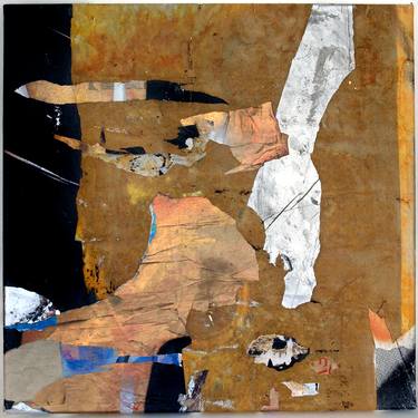 Original Fine Art Abstract Collage by David Roskilly