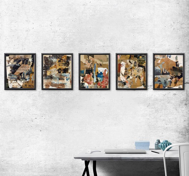Original Other Abstract Collage by David Roskilly