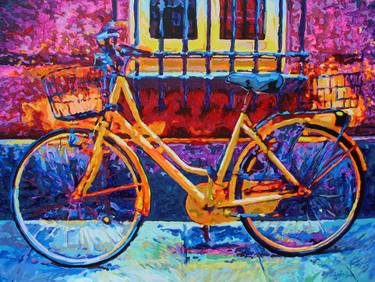 Print of Abstract Bicycle Paintings by Bobby Logic