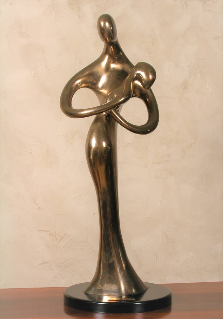 Original Abstract Love Sculpture by Lynn Art Gallery