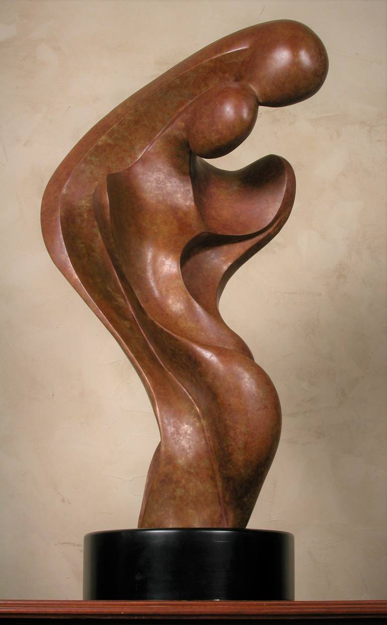 Original Abstract Love Sculpture by Lynn Art Gallery