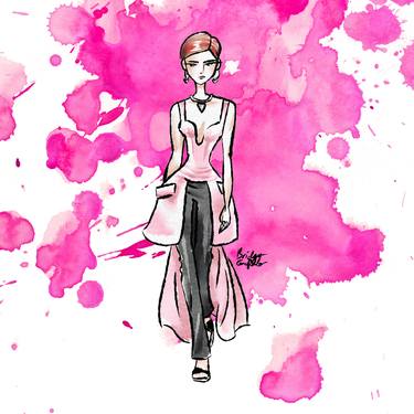 Fashion Illustration - Alexander McQueen Fall 2020 Ready To Wear thumb