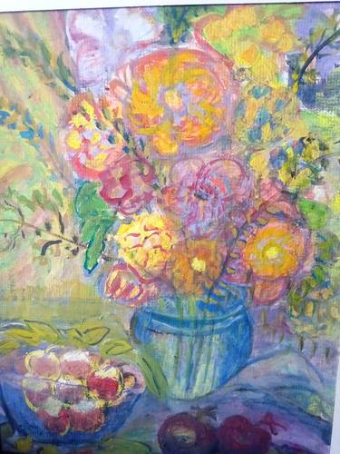 Print of Impressionism Floral Paintings by Griselda Campos