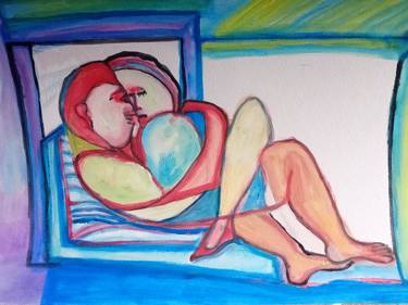 Print of Love Paintings by Griselda Campos