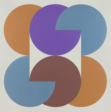 Original Abstract Geometric Printmaking by Miles Butterworth