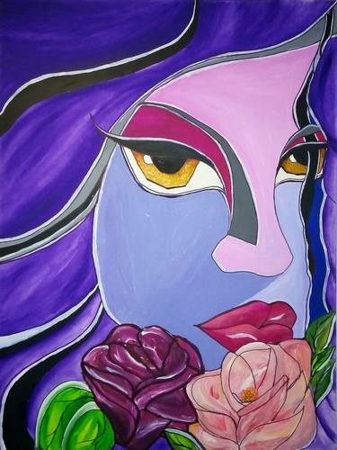 Original Women Paintings by G M