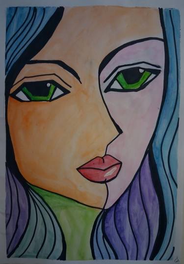 Original Abstract Women Paintings by G M