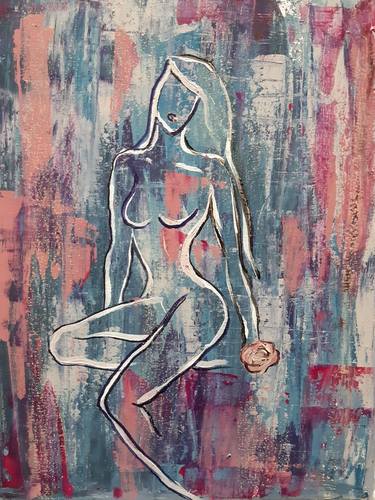 Original Abstract Women Paintings by G M