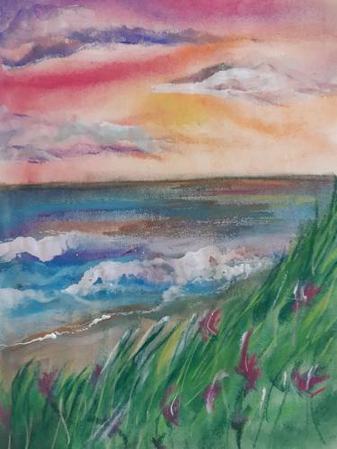Original Seascape Drawings by G M