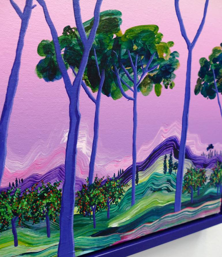 Original Abstract Expressionism Landscape Painting by Alanna Eakin