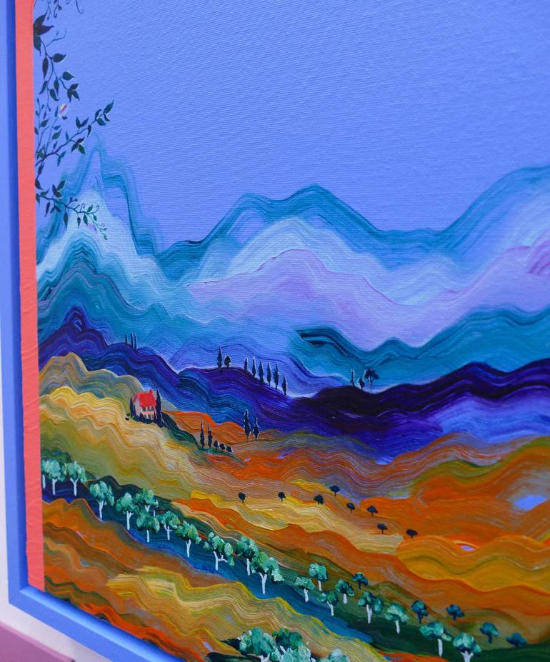 Original Abstract Expressionism Landscape Painting by Alanna Eakin