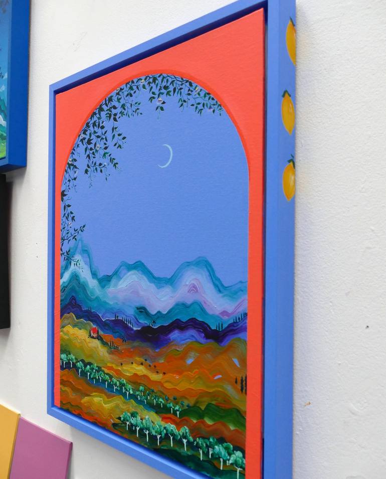Original Abstract Expressionism Landscape Painting by Alanna Eakin