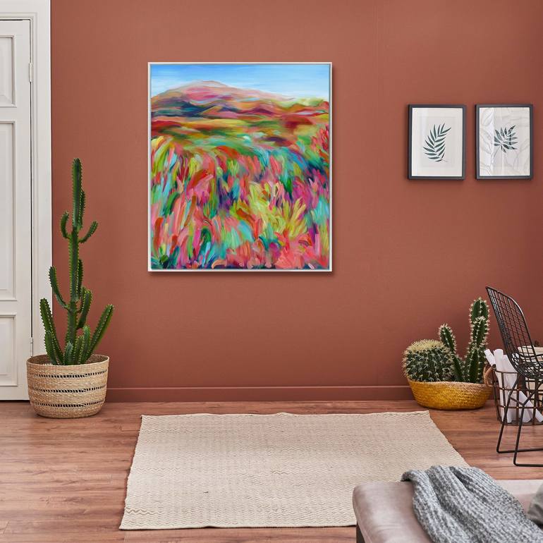 Original Abstract Landscape Painting by Alanna Eakin