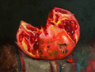 The broken pomegranate thumb
