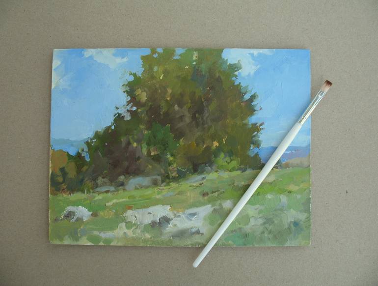 Original Realism Landscape Painting by David Beglaryan