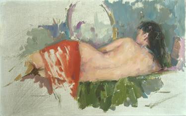 Original Realism Nude Paintings by David Beglaryan