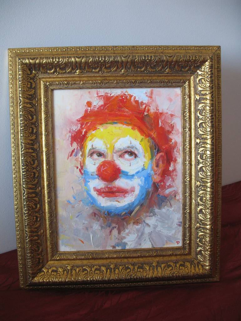 Original Impressionism Humor Painting by David Beglaryan