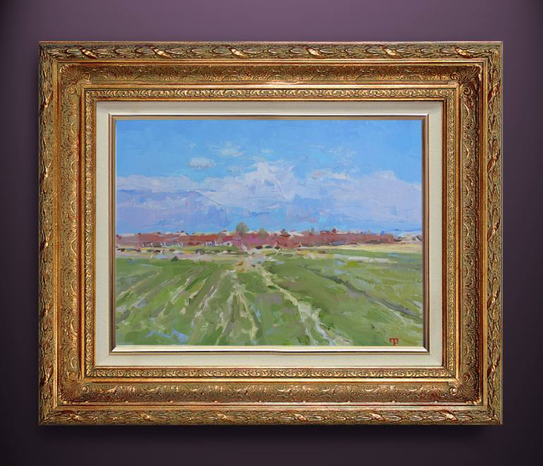 Original Folk Landscape Painting by David Beglaryan