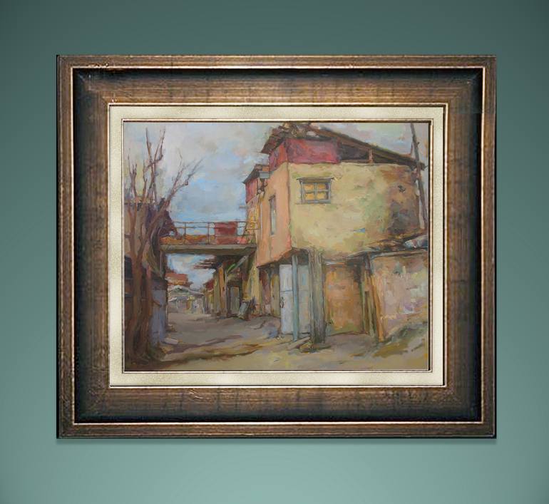 Original Impressionism Cities Painting by David Beglaryan