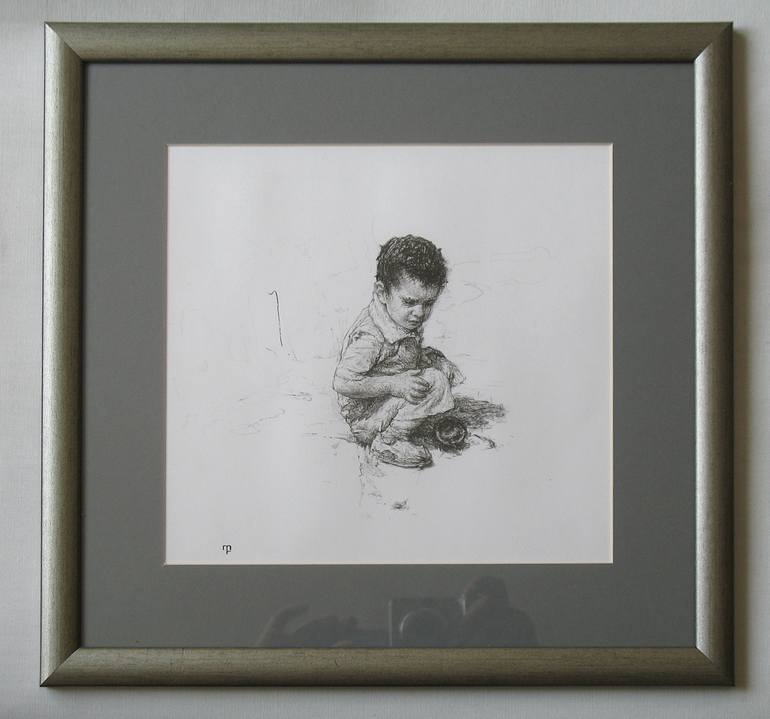 Original Children Drawing by David Beglaryan