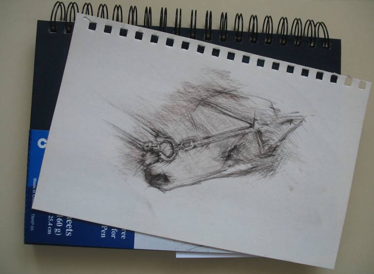 Original Animal Drawing by David Beglaryan