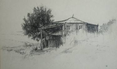 Original Realism Rural life Drawings by David Beglaryan