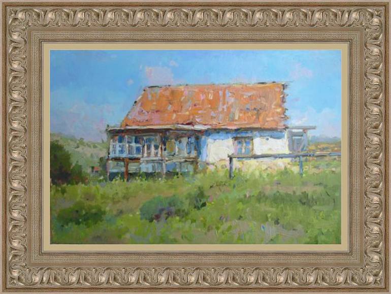 Original Realism Rural life Painting by David Beglaryan