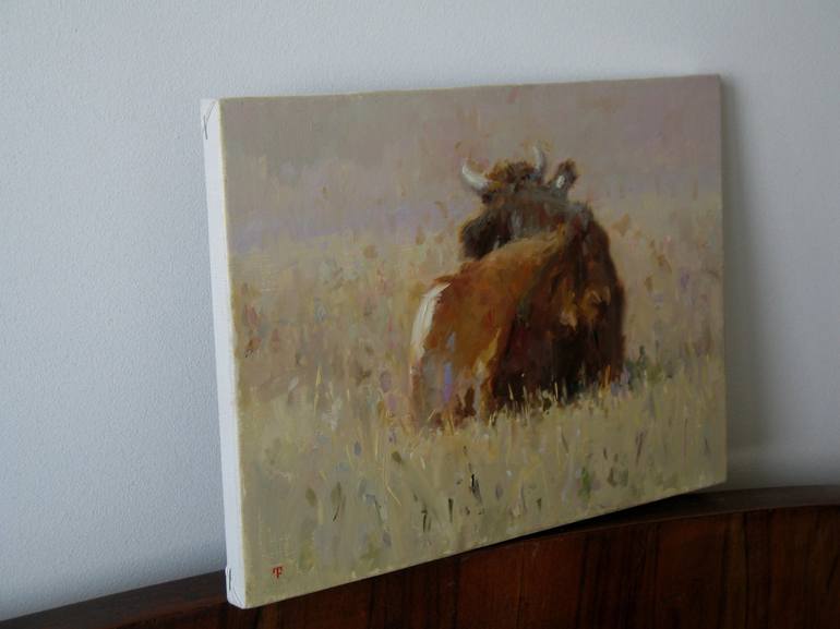 Original Fine Art Animal Painting by David Beglaryan