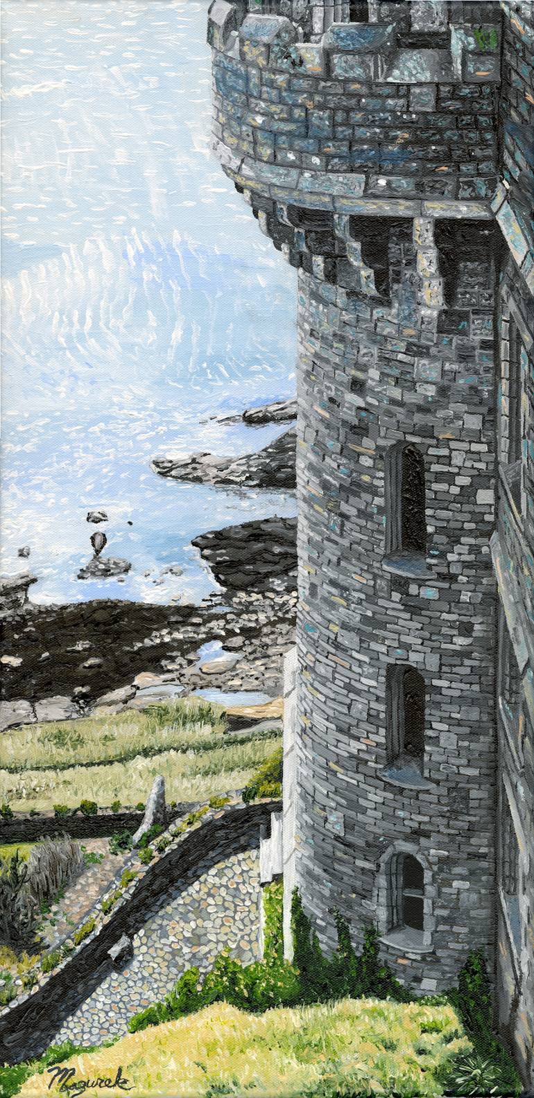 Original Architecture Painting by Jacob Mazurek | Impressionism Art on Canvas | Lord's Overlook