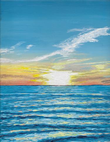 Original Impressionism Seascape Paintings by Jacob Mazurek