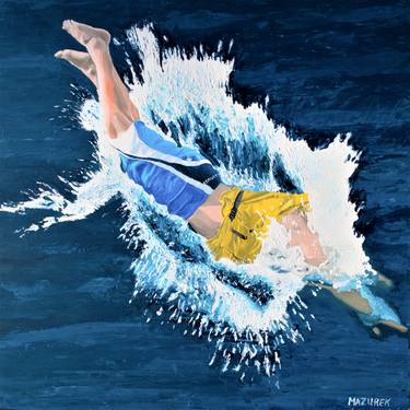 Print of Sport Paintings by Jacob Mazurek