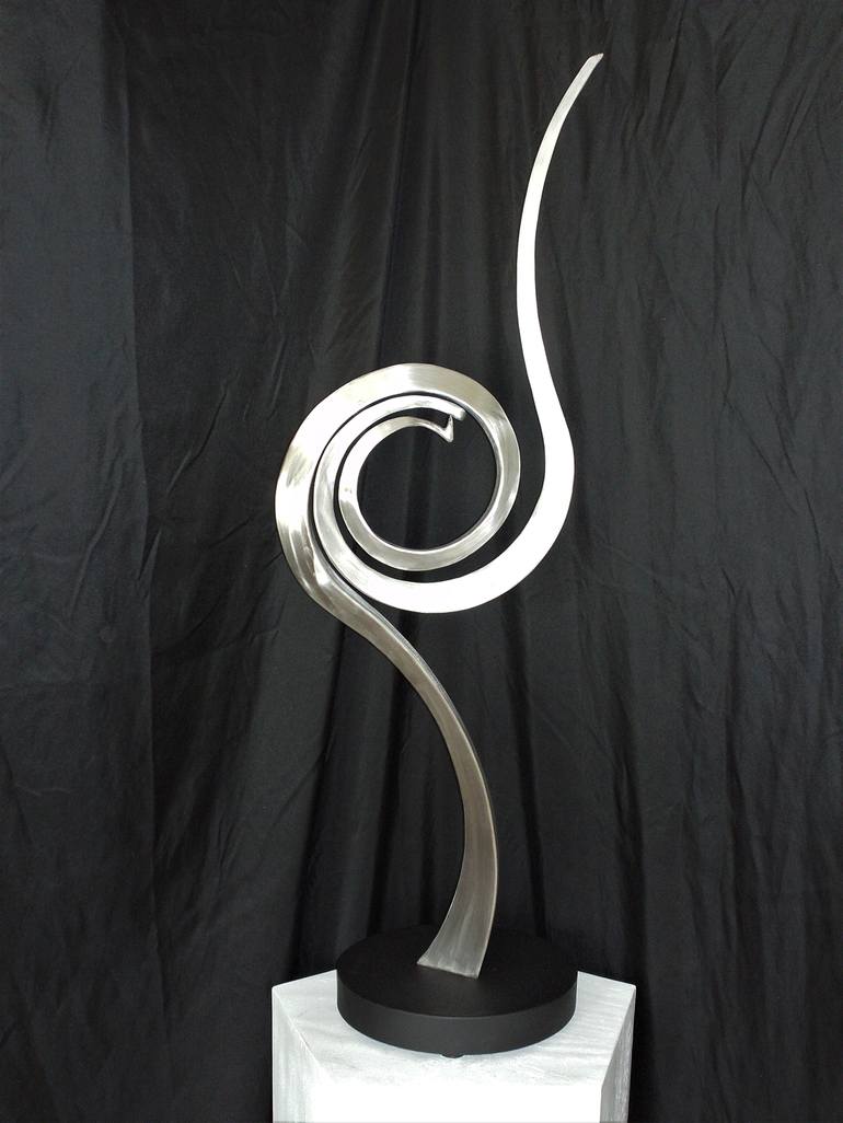 Balancing Spiral Sculpture by daniel haynie | Saatchi Art