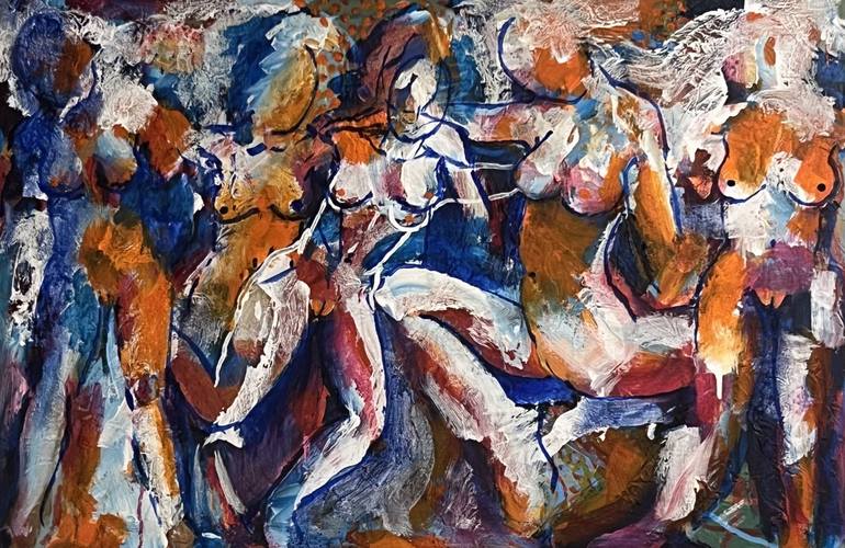 Original Figurative Nude Paintings by Patrick Butler